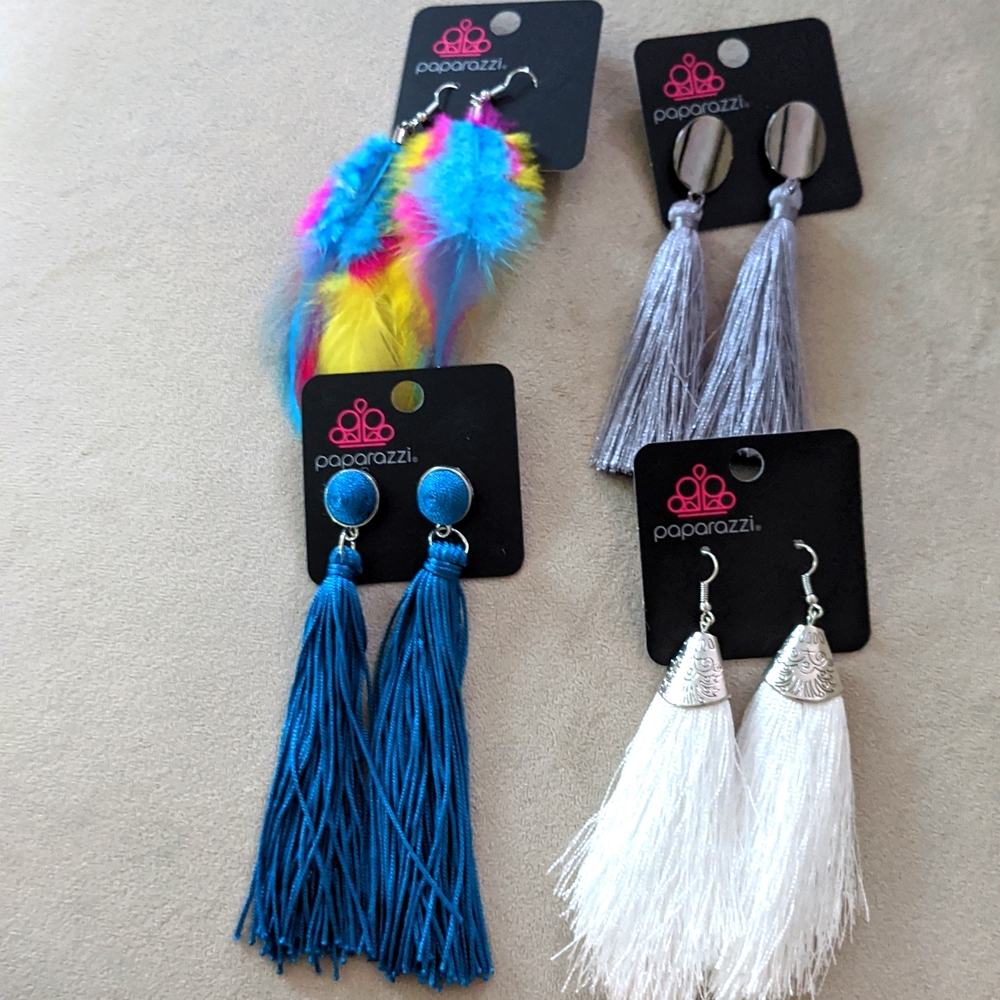 Bundle Paparazzi Earrings  tribal inspired textured